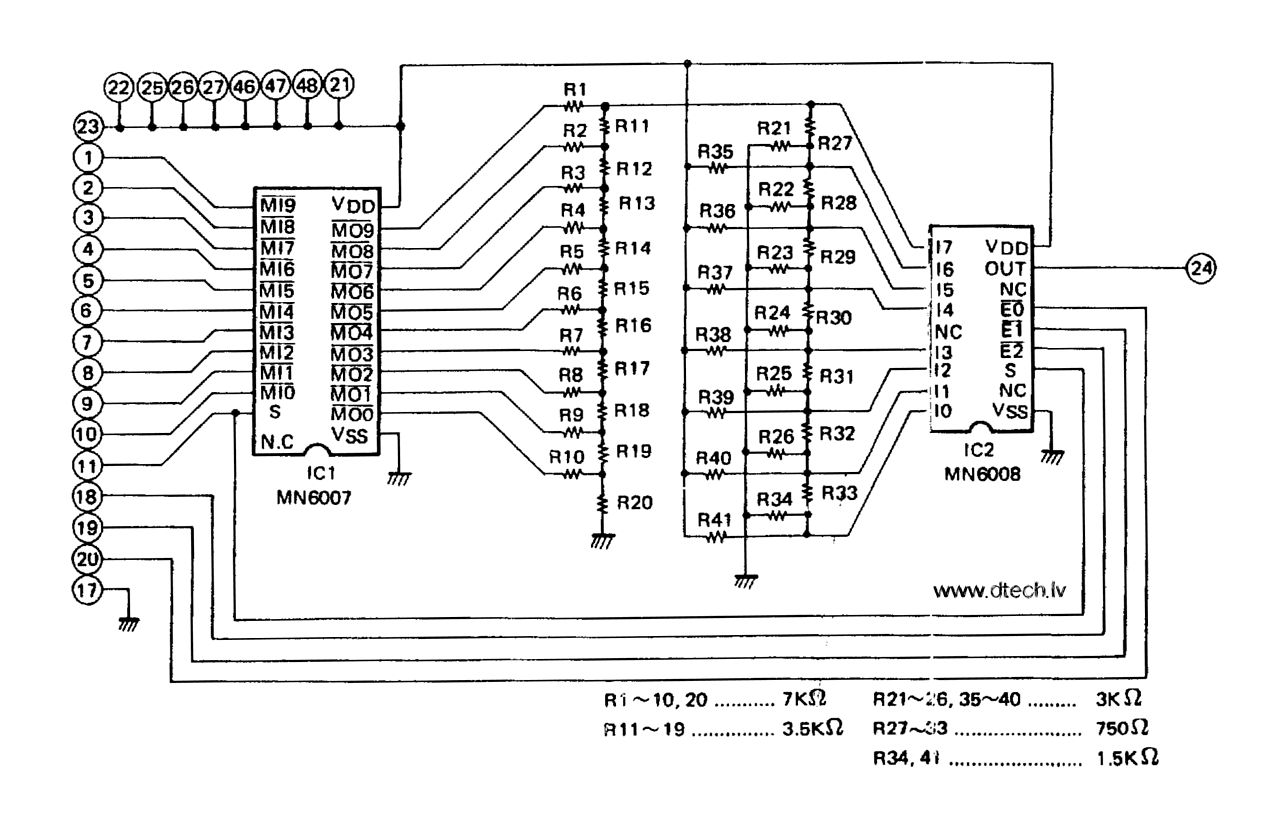 YM3016-D DIP-16 Integrated Circuit from Yamaha